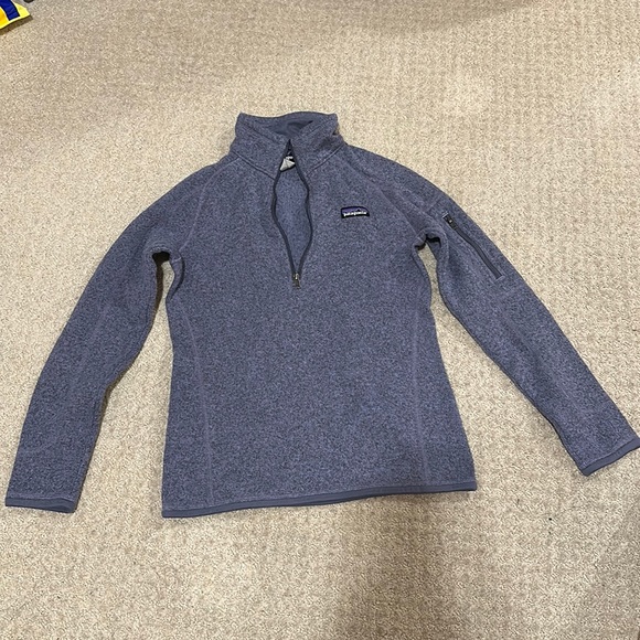 Patagonia Better Sweater quarter zip lupine lavender purple - Picture 1 of 3
